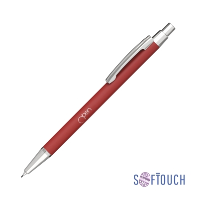 Карандаш механический "Ray", покрытие soft touch, красный, металл/soft touch