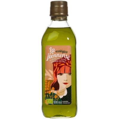 Масло оливковое La Jiennense Organic, зеленый, стекло