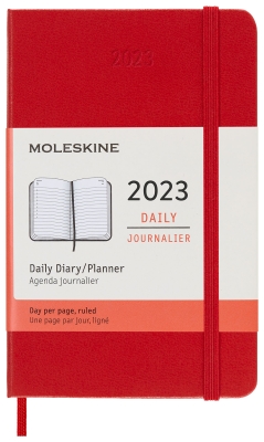 Ежедневник Moleskine CLASSIC Pocket 90x140мм 400стр. красный