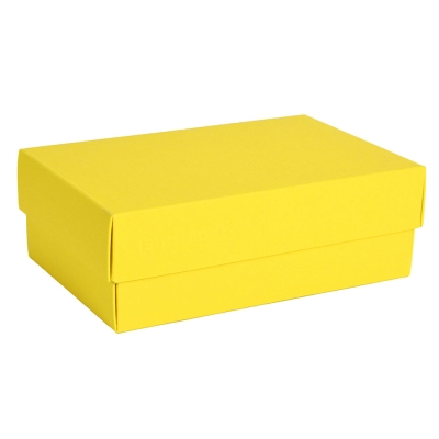 Коробка картонная, "COLOR" 11,5*6*17 см; желтый, желтый, картон