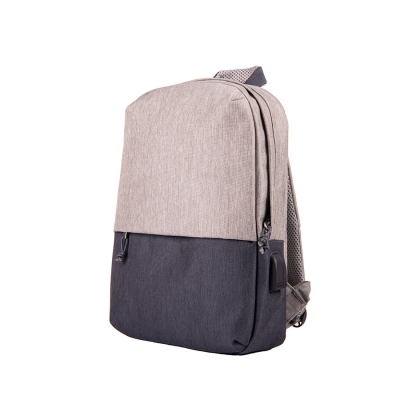 Рюкзак "Beam mini", серый/т.серый, 38х26х8 см, ткань верха: 100% полиамид, под-ка: 100% полиэстер, серый, темно-серый, ткань верха: 100% полиамид, подкладка: 100% полиэстер