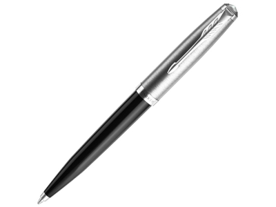 Ручка шариковая Parker 51 Core, черный, серебристый, металл