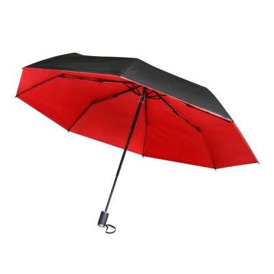 Зонт  Glamour, черно-красный, красный