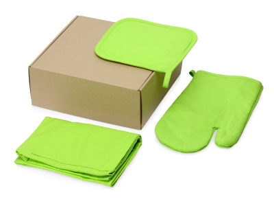 Подарочный набор «Brand Chef», зеленый, хлопок
