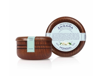 Крем для бритья «ZAGARA» с ароматом флёрдоранжа, 140 мл, коричневый, дерево