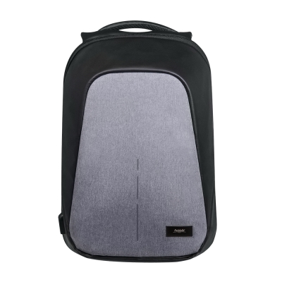 Рюкзак Stile c USB разъемом, серый/серый, серый