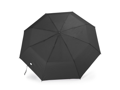 Зонт складной KHASI, механический, черный, полиэстер