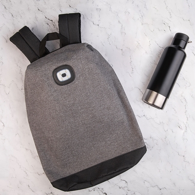 Набор подарочный URBANICON: рюкзак, бутылка для воды, черный, несколько материалов
