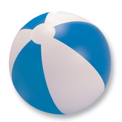 Мяч надувной пляжный, синий, pvc-пластик