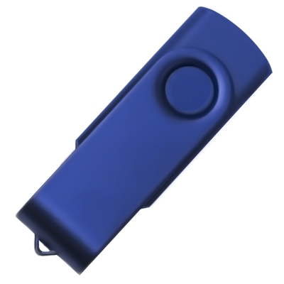 USB flash-карта DOT (32Гб), синий, 5,8х2х1,1см, пластик, металл, синий, металл, пластик