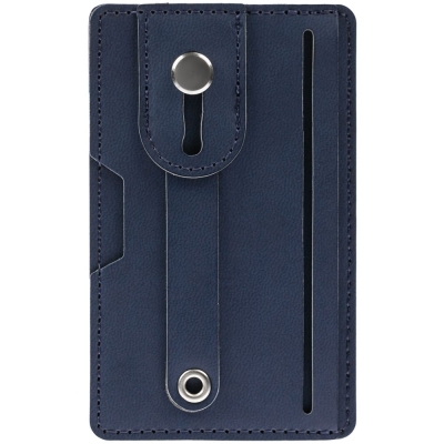Чехол для карт на телефон Frank с RFID-защитой, синий, синий, пластик