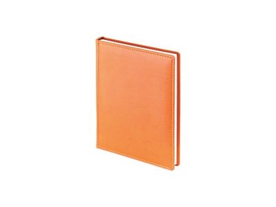 Ежедневник недатированный А6+ «Velvet», оранжевый, кожзам, soft touch