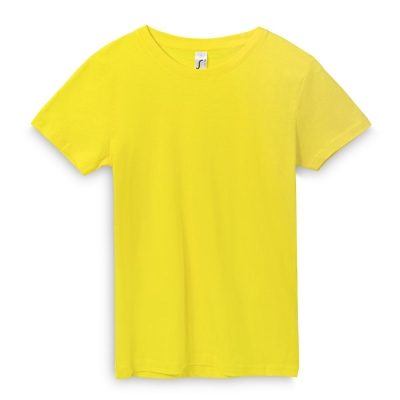 Футболка женская Regent Women, лимонно-желтая, желтый, хлопок