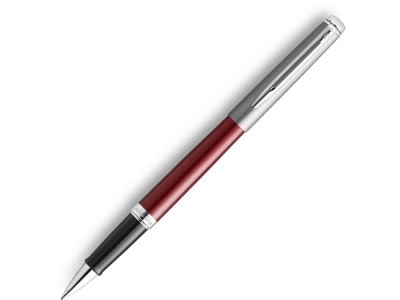 Ручка роллер Hemisphere Entry Point, красный, серебристый, металл