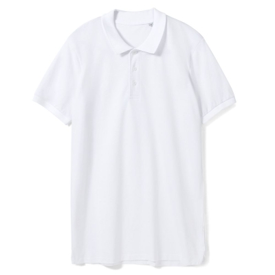 Рубашка поло мужская Phoenix Men, белая, белый, хлопок 95%; эластан 5%, плотность 220 г/м²; пике