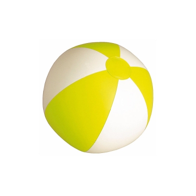 SUNNY Мяч пляжный надувной; бело-желтый, 28 см, ПВХ, белый, желтый, пвх