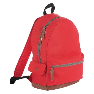 Рюкзак "PULSE", красный/серый, полиэстер  600D, 42х30х13 см, V16 литров, красный, серый, полиэстер 600d
