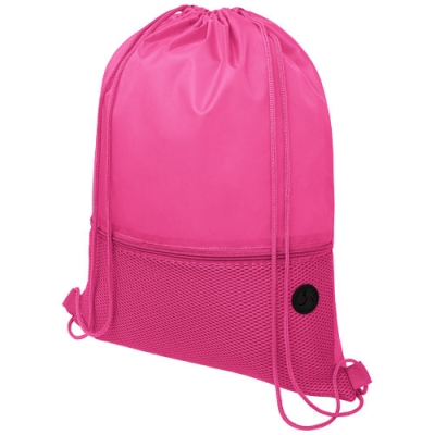 Сетчастый рюкзак со шнурком Oriole, розовый