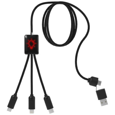 Удлиненный кабель 5-в-1 SCX.design C28, красный