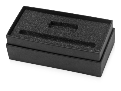 Коробка с ложементом Smooth S для флешки и ручки, черный, картон