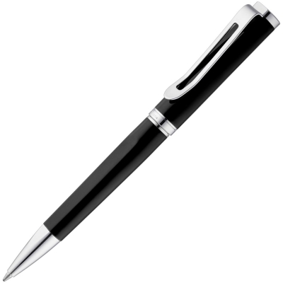 Ручка шариковая Phase, черная, черный, металл