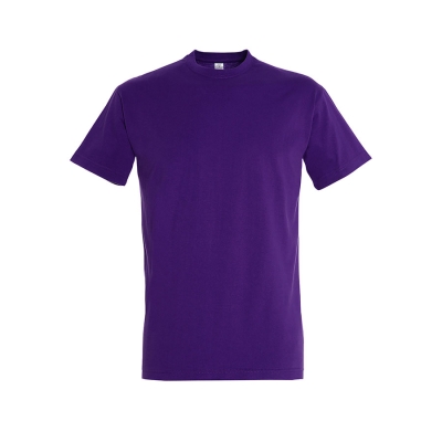 Футболка мужская IMPERIAL  фиолетовый, 2XL, 100% хлопок, 190 г/м2, фиолетовый, полугребенной хлопок 100%, плотность 190 г/м2, джерси