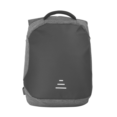 Рюкзак "Holiday" с USB разъемом и защитой от кражи, черный, полиэстер