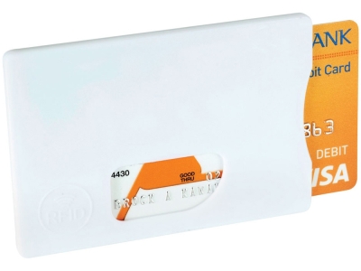 Защитный RFID чехол для кредитной карты «Arnox», белый, пластик