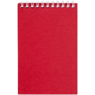 Блокнот Dali Mini в клетку, красный, красный, картон, бумага