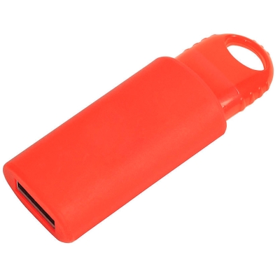 USB flash-карта "Fix" (8Гб), красный, 5,8х2,1х1см, пластик, красный, пластик, прорезиненная поверхность
