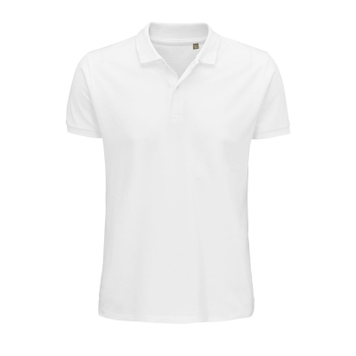 Рубашка поло мужская PLANET MEN, белый, S, 100% органический хлопок, 170 г/м2, белый, 100% хлопок, 170 г/м2