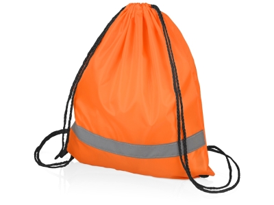 Рюкзак «Россел», серый, оранжевый, полиэстер