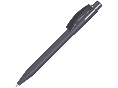 Ручка шариковая из вторично переработанного пластика «Pixel Recy», серый, пластик