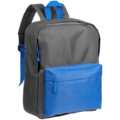 Рюкзак Sensa, серый с синим, серый, полиэстер