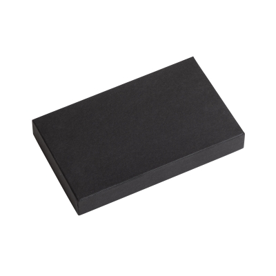 Подарочная коробка без ложемента (крышка-дно, 20 х 2,7 х 12,2 см), черный, картон