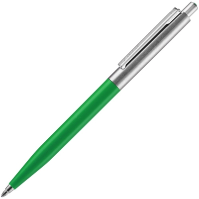 Ручка шариковая Senator Point Metal, ver.2, зеленая, зеленый