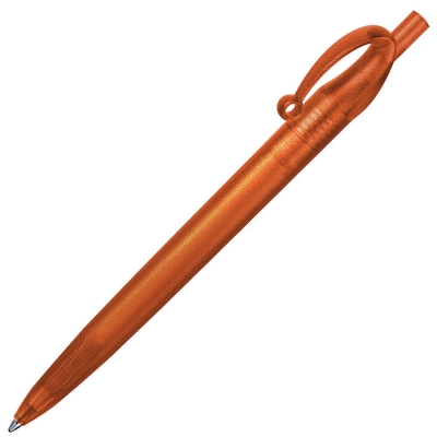 JOCKER, ручка шариковая, фростированный оранжевый, пластик, оранжевый, пластик