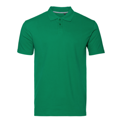 Рубашка поло унисекс  хлопок 185, 04B, Зелёный, 185 гр/м2, хлопок
