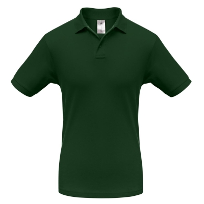 Рубашка поло Safran темно-зеленая, зеленый, хлопок
