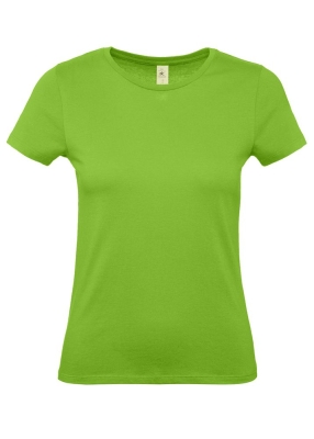 Футболка женская E150, зеленое яблоко, зеленый, хлопок