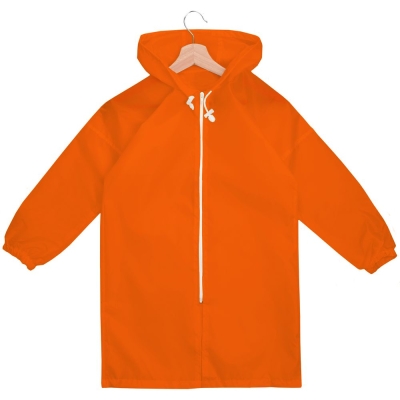 Дождевик детский Rainman Kids, оранжевый неон, оранжевый, полиэстер 100%, плотность 60 г/м²; таффета