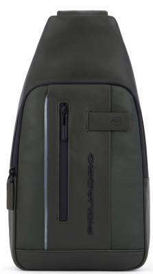 Рюкзак слинг муж. Piquadro Urban CA4536UB00L/VE8 хаки кожа Рюкзак слинг муж. Piquadro Urban CA4536UB00L/VE8 хаки кожа