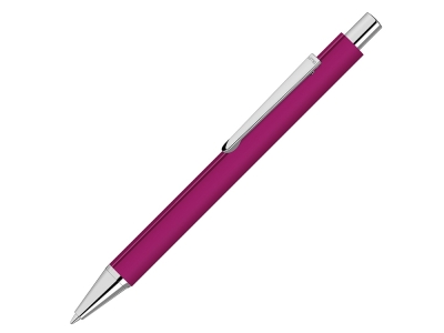 Ручка шариковая металлическая «Pyra» soft-touch с зеркальной гравировкой, розовый, soft touch