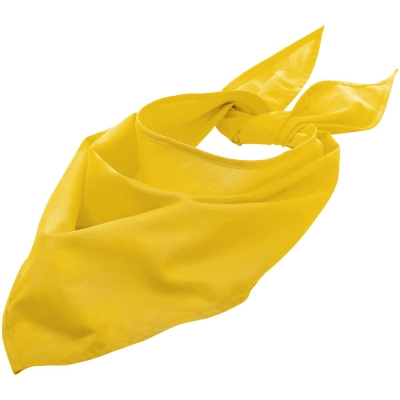 Шейный платок Bandana, желтый, желтый, полиэстер