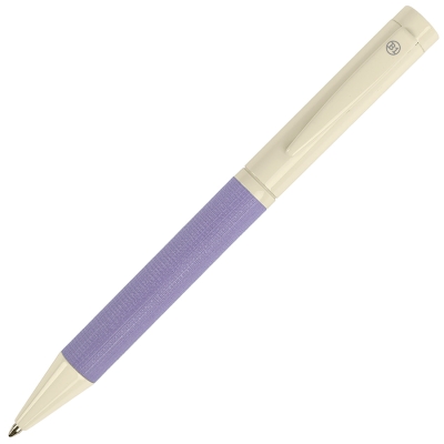 PROVENCE, ручка шариковая, хром/сиреневый, металл, PU, фиолетовый, латунь, pu