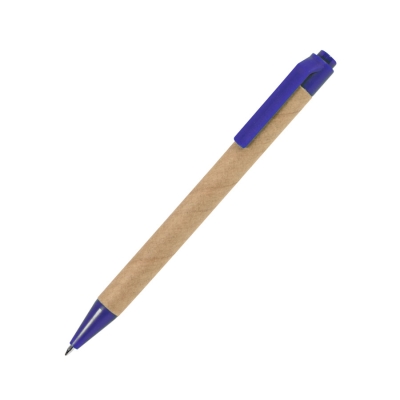 GREEN TOUCH, ручка шариковая, синий, картон/пластик, синий, картон, пластик