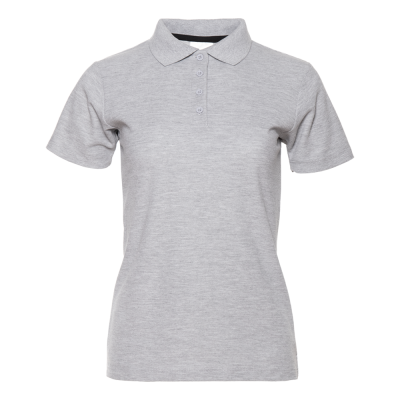 Рубашка поло женская STAN хлопок/полиэстер 185, 104W, Серый меланж, 185 гр/м2, хлопок