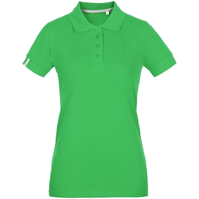 Рубашка поло женская Virma Premium Lady, зеленое яблоко, зеленый, хлопок