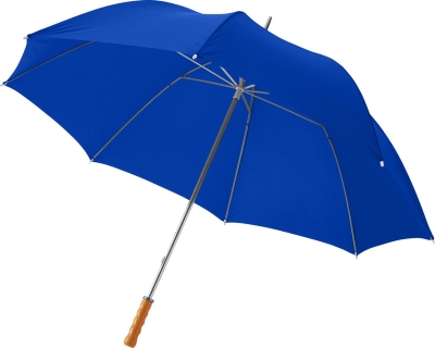 Зонтик-трость Karl 30" с деревянной ручкой, синий