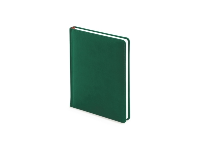 Ежедневник недатированный А6+ «Velvet», зеленый, кожзам, soft touch